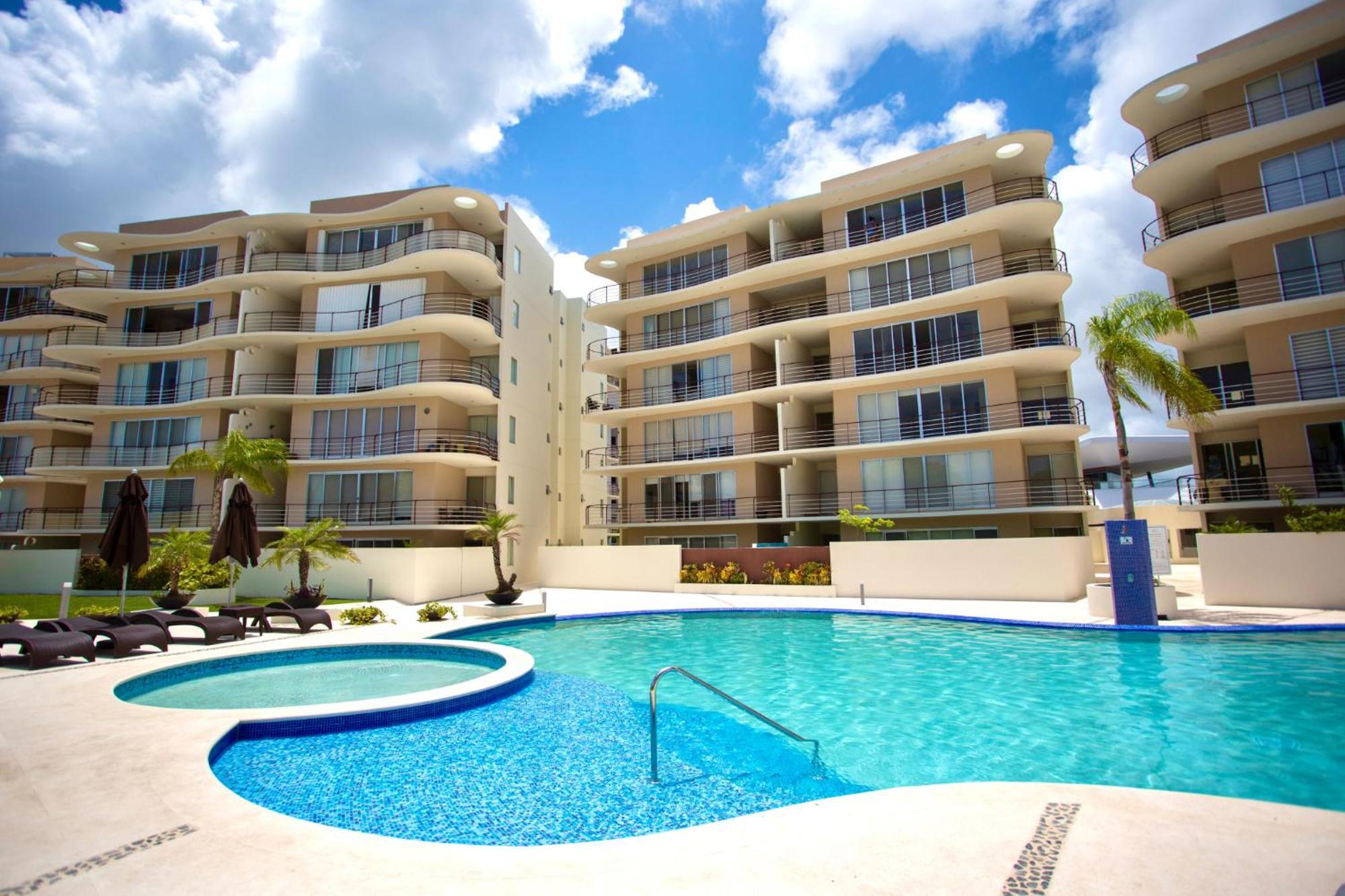 Large Apartment With Pool And Terrace! Cancún Exterior foto