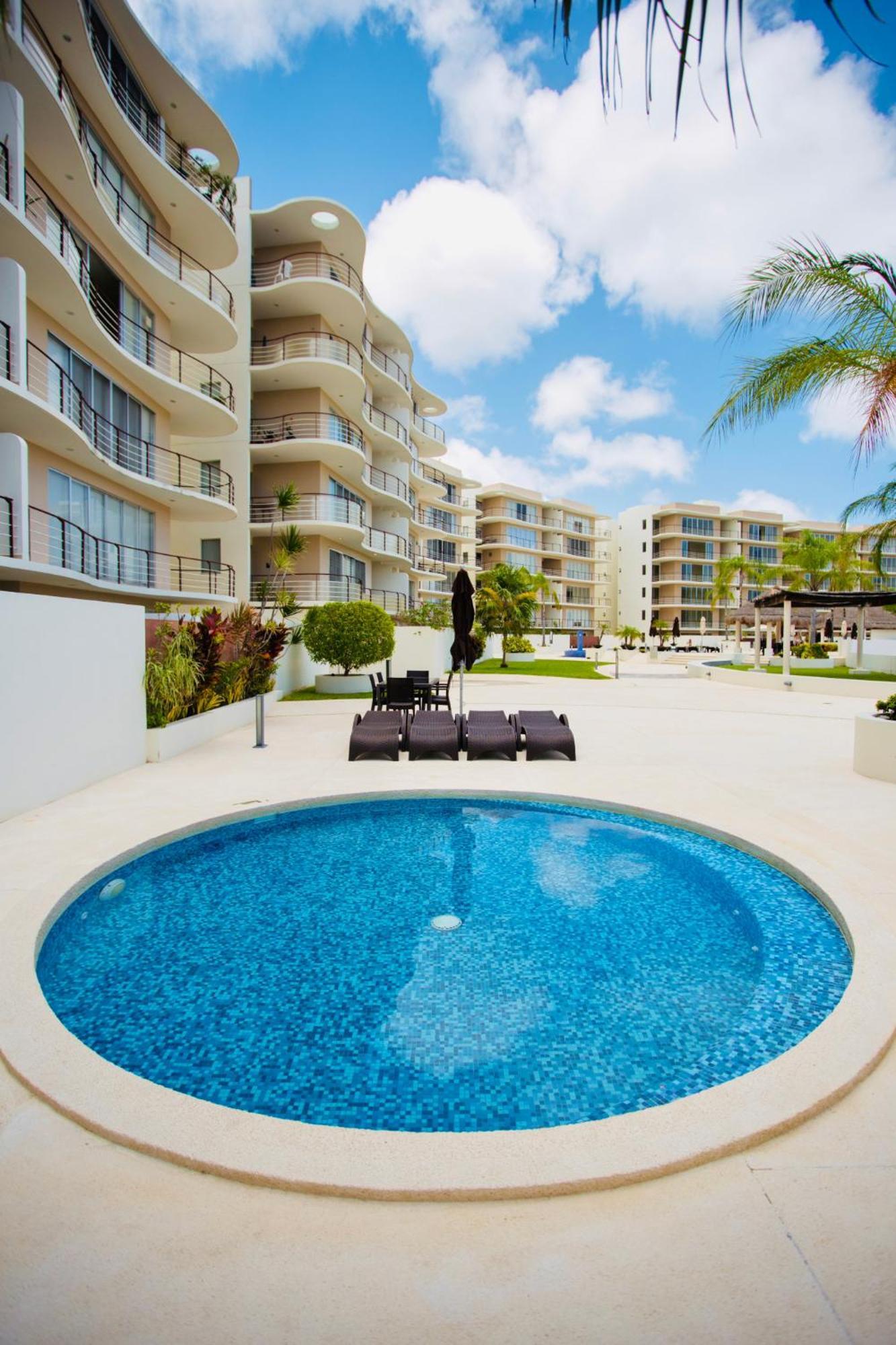 Large Apartment With Pool And Terrace! Cancún Exterior foto